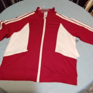 Angel Kiss Burgundy and White Jacket